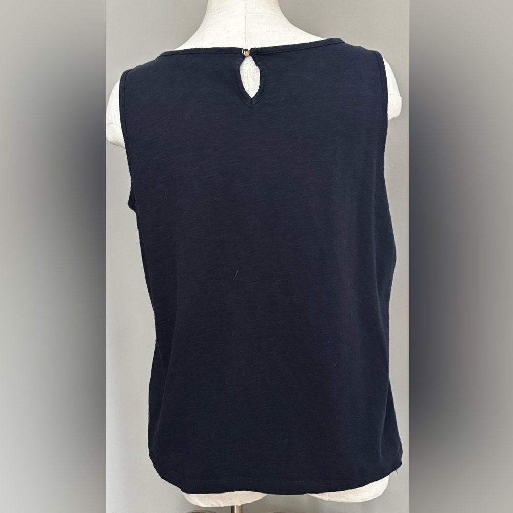 Tommy Hilfiger dark blue Tank Top with White Lace - Picture 3 of 3